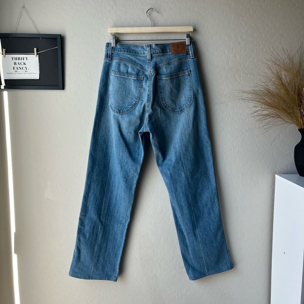 Emerson Fry Twin Doves Denim Treasure Straight Leg High Rise Blue Jeans Size 31 - Picture 8 of 13